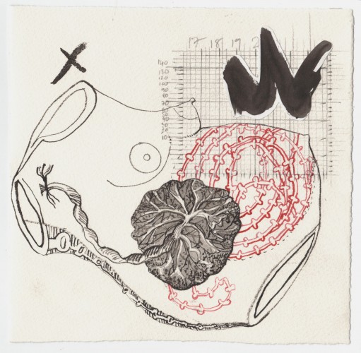 M(other) Icon, ink and pencil on paper, 20cm x 20cm, 2008
