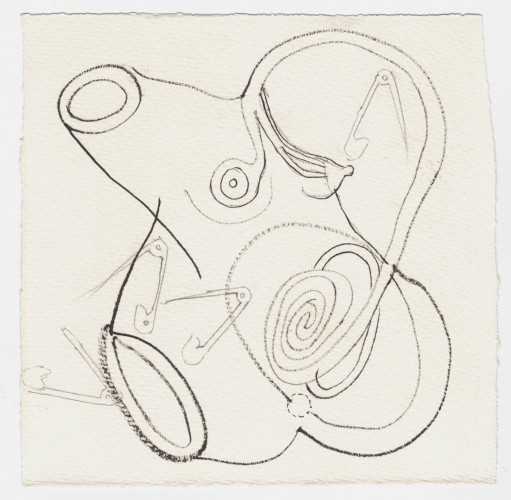 M(other) Icon, ink and pencil on paper, 20cm x 20cm, 2008