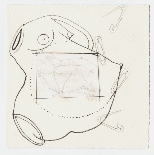M(other) Icon, ink and pencil on paper, 20cm x 20cm, 2008