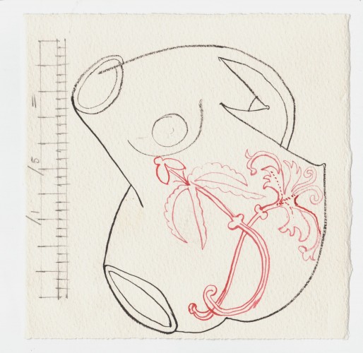 M(other) Icon, ink and pencil on paper, 20cm x 20cm, 2008