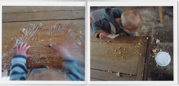 open page two, photography book, 13 x 14cm, 2010
